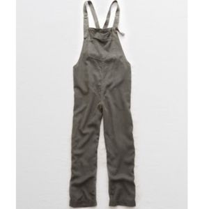 Aerie twill overalls sz sm